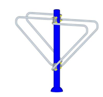 梁双手运动器材SU模型下载_sketchup草图大师SKP模型