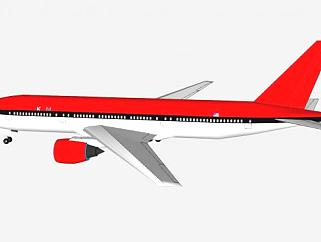 美国KM航空客机SU模型下载_sketchup草图大师SKP模型