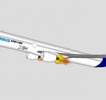 空中客车A350客机SU模型下载_sketchup草图大师SKP模型