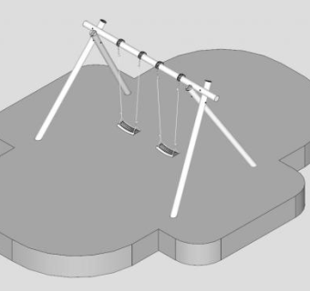 白色运动器材SU模型下载_sketchup草图大师SKP模型