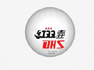 中国乒乓球SU模型下载_sketchup草图大师SKP模型