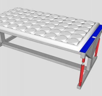 独特乒乓球桌SU模型下载_sketchup草图大师SKP模型
