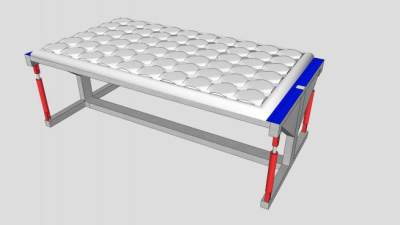 独特乒乓球桌SU模型下载_sketchup草图大师SKP模型