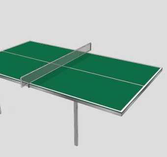 立方体乒乓球SU模型下载_sketchup草图大师SKP模型