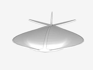 航空飞机模架SU模型下载_sketchup草图大师SKP模型