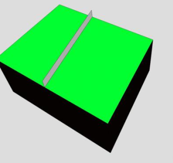 乒乓球桌黑色桌子SU模型下载_sketchup草图大师SKP模型