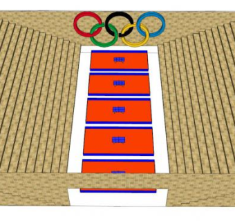 乒乓球体育馆SU模型下载_sketchup草图大师SKP模型