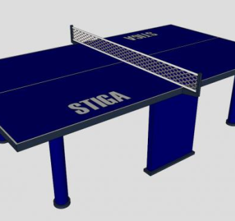斯蒂加乒乓球SU模型下载_sketchup草图大师SKP模型