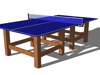 现代体育<em>乒乓球桌</em>SU模型下载_sketchup草图大师SKP模型