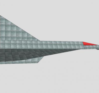 喷射简易飞机SU模型下载_sketchup草图大师SKP模型