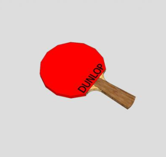 体育乒乓球拍SU模型下载_sketchup草图大师SKP模型