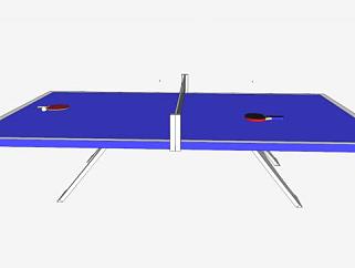 乒乓球桌运动SU模型下载_sketchup草图大师SKP模型