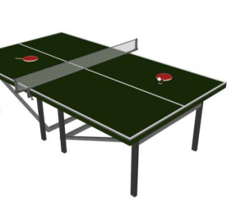 乒乓体育运动SU模型下载_sketchup草图大师SKP模型