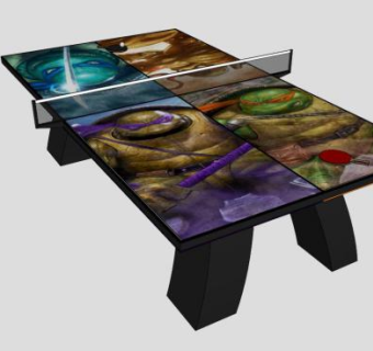 创意乒乓球拍SU模型下载_sketchup草图大师SKP模型