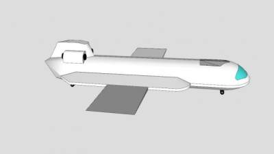 航空飞机SU模型下载_sketchup草图大师SKP模型