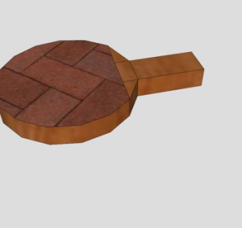 专业乒乓球拍SU模型下载_sketchup草图大师SKP模型