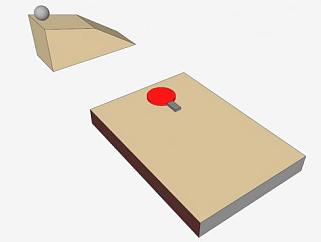 简单物理<em>乒乓球</em>SU模型下载_sketchup草图大师SKP模型