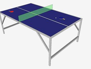 体育<em>乒乓球</em>台用品SU模型下载_sketchup草图大师SKP模型