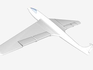 飞机模架SU模型下载_sketchup草图大师SKP模型