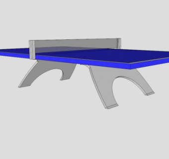 男子乒乓球台SU模型下载_sketchup草图大师SKP模型