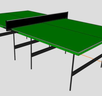 乒乓台体育运动SU模型下载_sketchup草图大师SKP模型