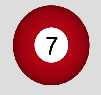 红色台球全色7球SU模型下载_sketchup草图大师SKP模型