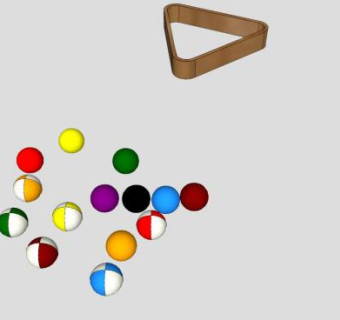 台球和架子SU模型下载_sketchup草图大师SKP模型