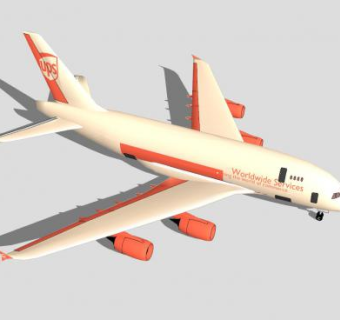 物流航空飞机SU模型下载_sketchup草图大师SKP模型