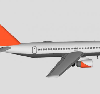空中客车A320飞机SU模型下载_sketchup草图大师SKP模型