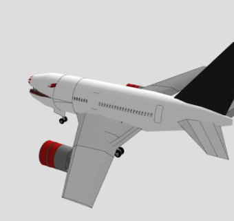 鲨鱼飞机SU模型下载_sketchup草图大师SKP模型