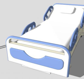 医院的病床器械SU模型下载_sketchup草图大师SKP模型