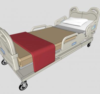 医生医疗器械床SU模型下载_sketchup草图大师SKP模型