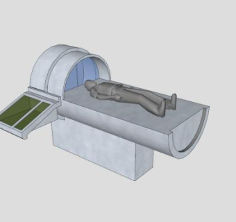 医疗器械生物床SU模型下载_sketchup草图大师SKP模型