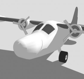 格鲁曼G-21鹅式飞机SU模型下载_sketchup草图大师SKP模型