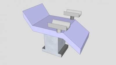 产床分娩的器械SU模型下载_sketchup草图大师SKP模型