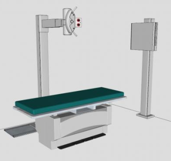 X射线聚器械SU模型下载_sketchup草图大师SKP模型