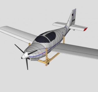 欧罗巴号飞机SU模型下载_sketchup草图大师SKP模型