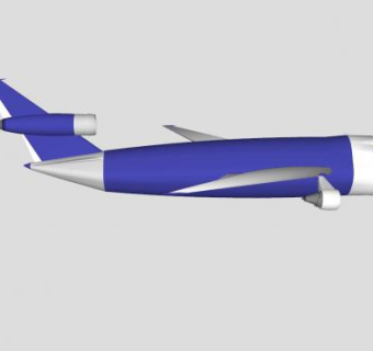 航空飞行客机SU模型下载_sketchup草图大师SKP模型