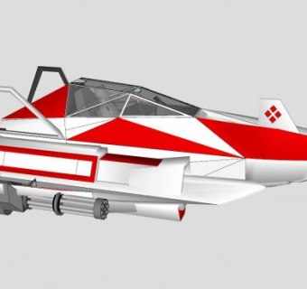yf-29可变飞机SU模型下载_sketchup草图大师SKP模型
