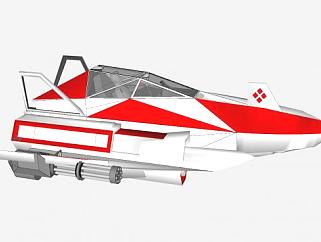 yf-29可变飞机SU模型下载_sketchup草图大师SKP模型
