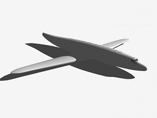 洛克希德航空客机SU模型下载_sketchup草图大师SKP模型