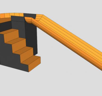 游乐滑梯SU模型下载_sketchup草图大师SKP模型