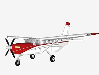 科迪亚克100飞机SU模型下载_sketchup草图大师SKP模型