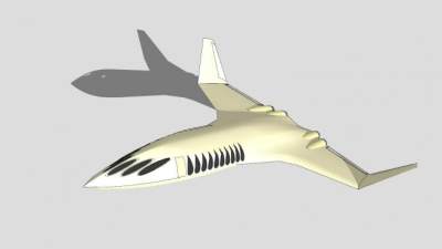 SR-71侦察机SU模型下载_sketchup草图大师SKP模型