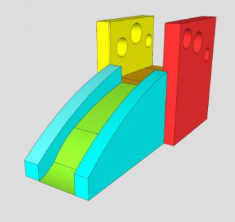 地面滑梯SU模型下载_sketchup草图大师SKP模型