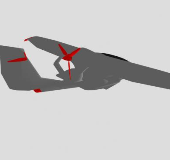 美国两栖轻型运动飞机SU模型下载_sketchup草图大师SKP模型