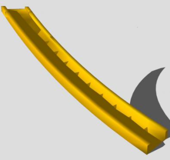 紧急应急滑梯SU模型下载_sketchup草图大师SKP模型