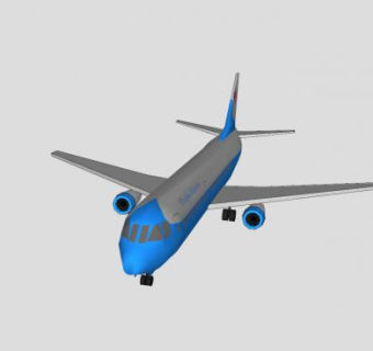 道格拉斯航空客机SU模型下载_sketchup草图大师SKP模型