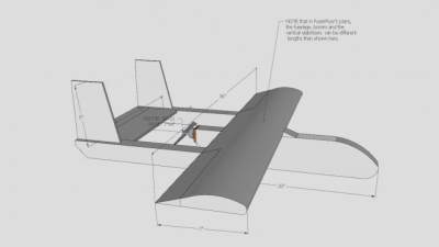 飞机草图SU模型下载_sketchup草图大师SKP模型