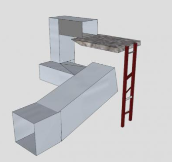 管式水滑梯SU模型下载_sketchup草图大师SKP模型